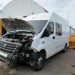 Автомобиль ГАЗ до ремонта. Газель