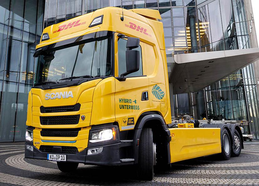 Испытания гибридного грузовика Scania 23G EREV 