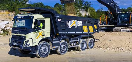 Volvo представила карьерный самосвал FMX 8×6 Rigide 40T